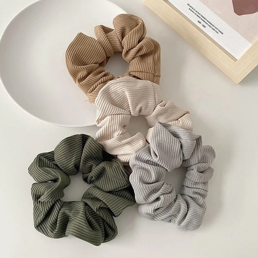 6pcs Soft Microfiber Scrunchie Set