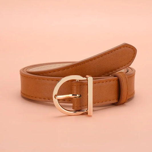 Luxury Soft PU Leather Women’s Belt