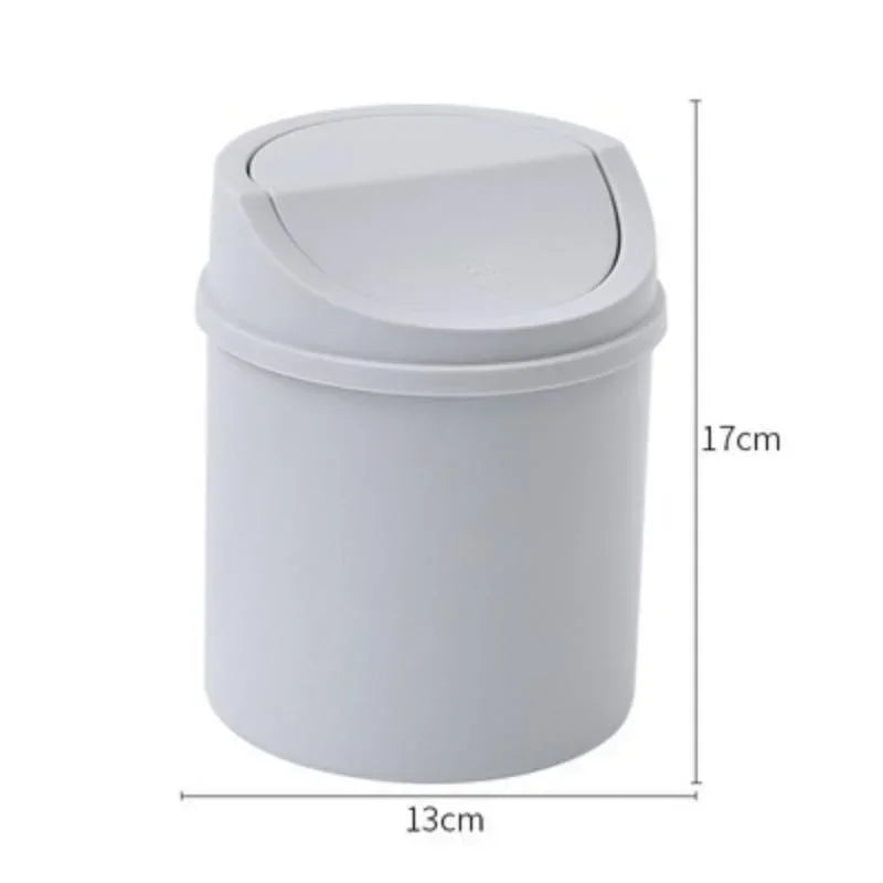 Stylish Small Trash Can for Bedroom Desk